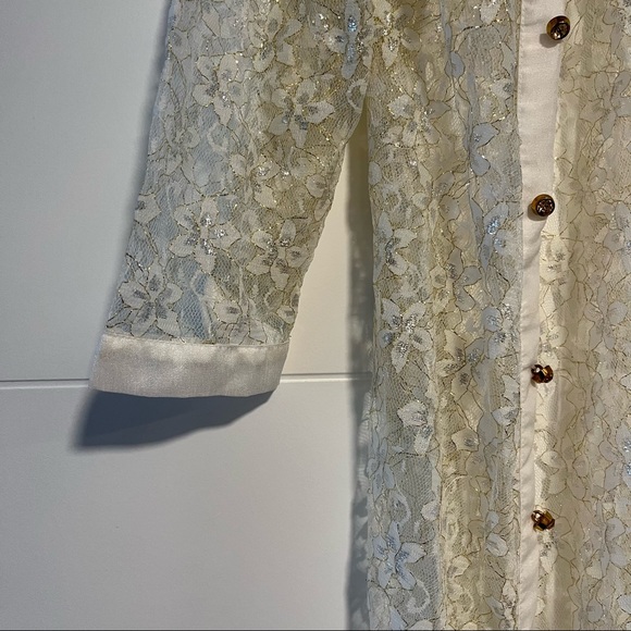 Vintage Lace Open Robe - Picture 4 of 16